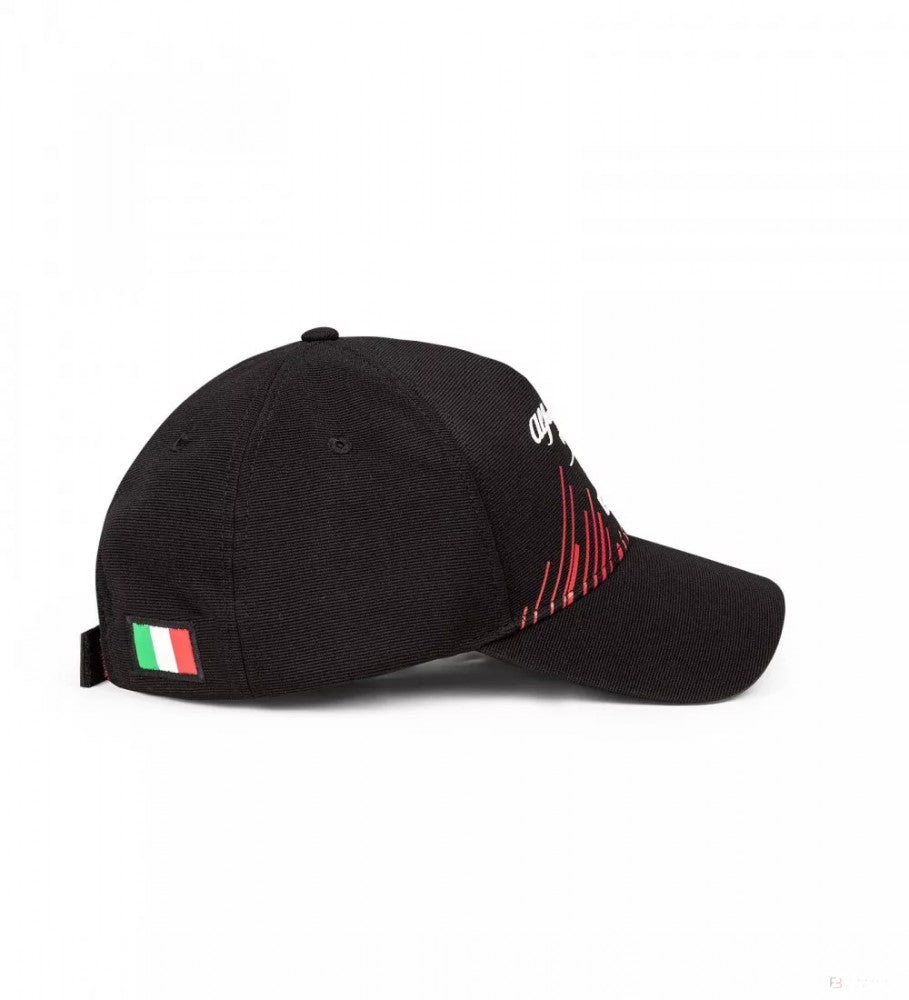 Baseballová čepice Alfa Romeo, ITALIAN GP, pro dospělé, černá, 2022 - FansBRANDS®