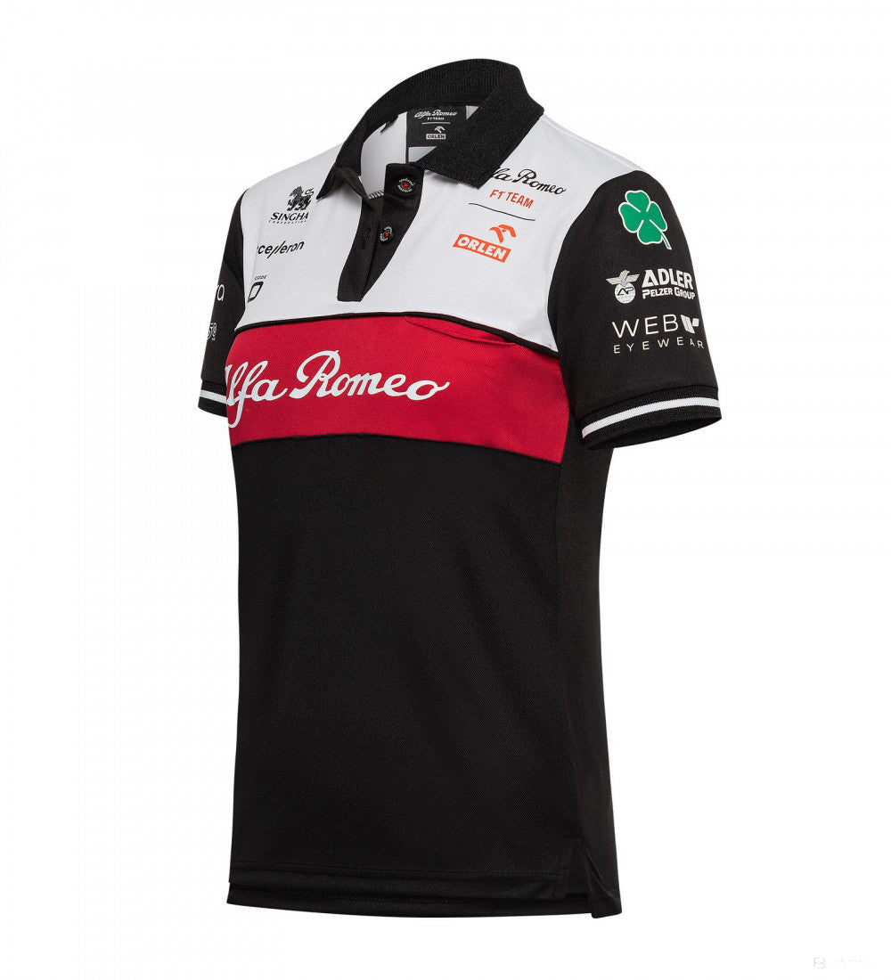 Alfa Romeo Womens Team Polo, černá, 2022 - FansBRANDS®