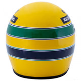Ayrton Senna Mini Helmet 1988, měřítko 1:2, žlutá, 2020