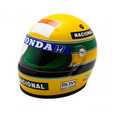Ayrton Senna Mini Helmet 1990, měřítko 1:2, žlutá, 2020