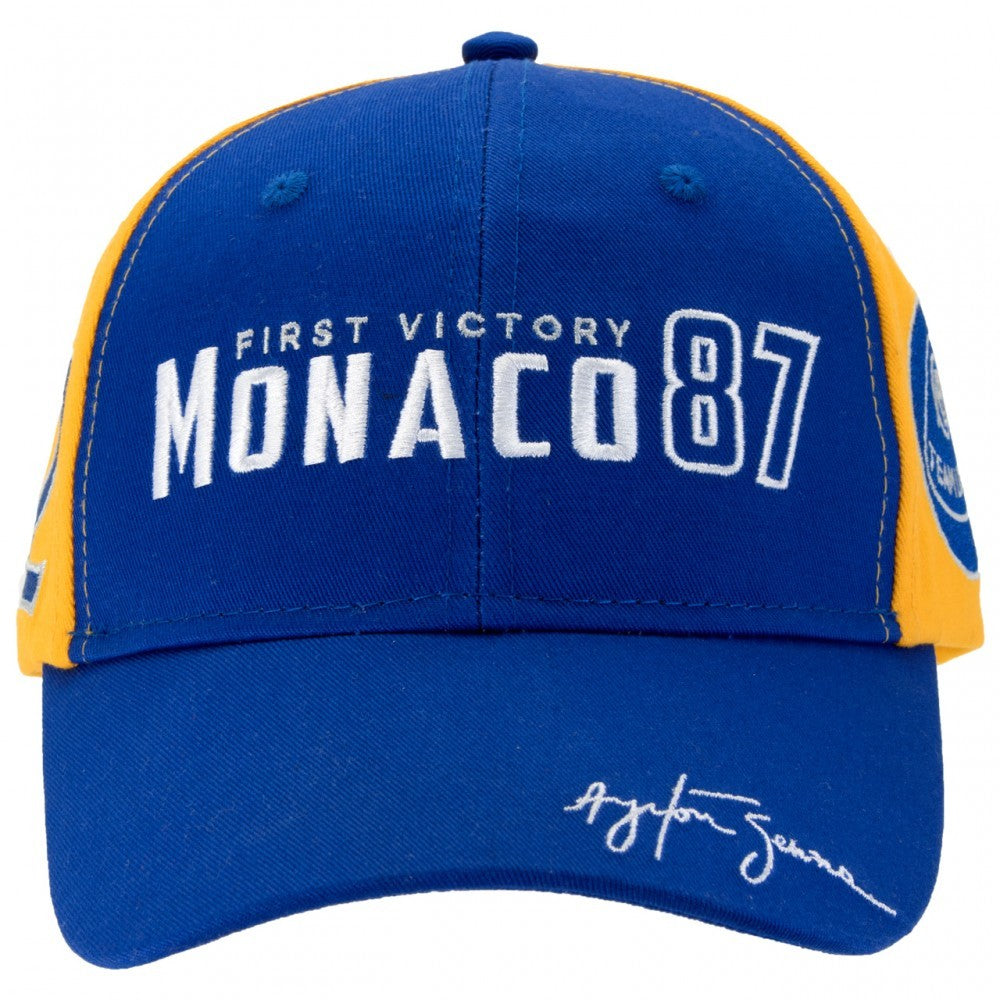 Baseballová čepice Ayrton Senna, Monako 1. vítězství, pro dospělé, modrá, 2017