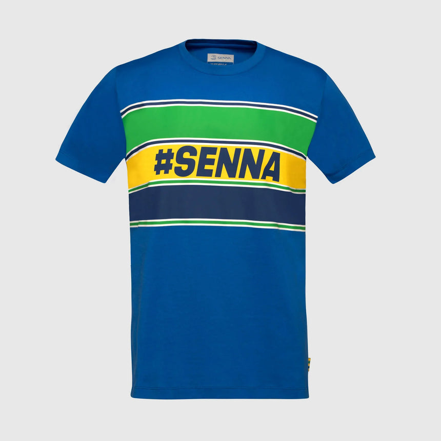 Ayrton Senna koszulka, #SENNA, niebieska
