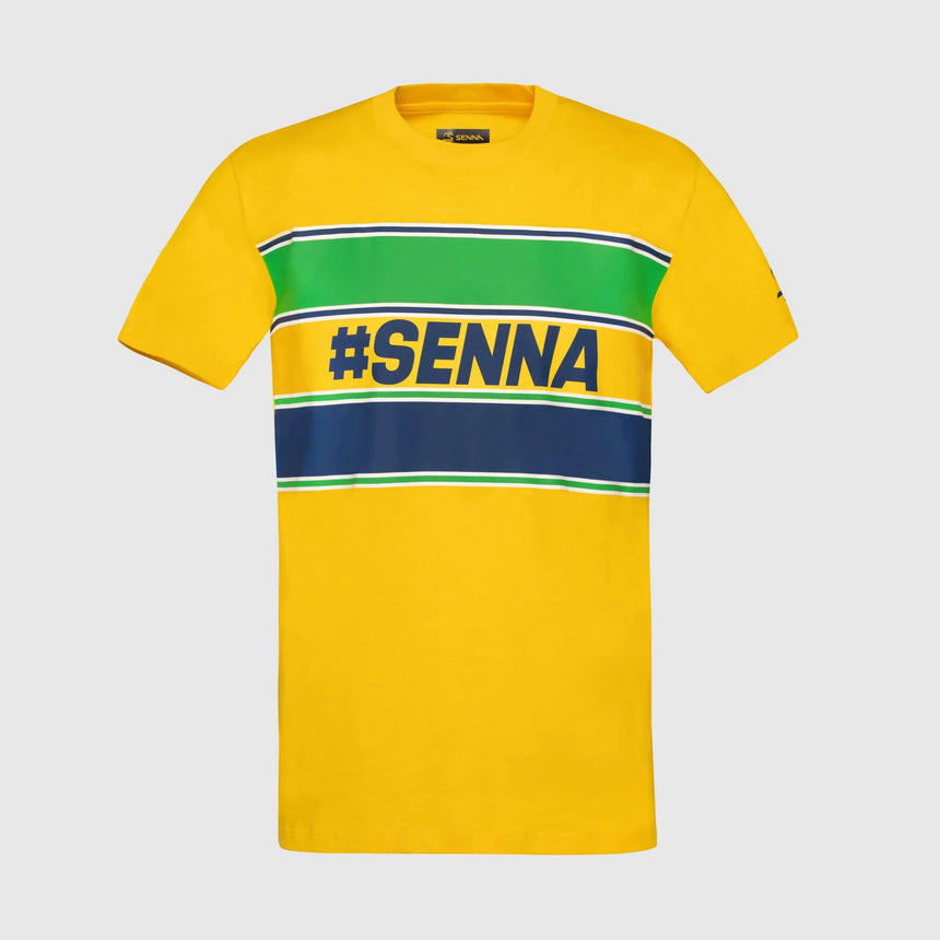 koszulka Ayrton Senna, #SENNA, żółta