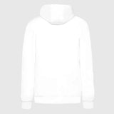 Ayrton Senna bluza z kapturem w paski, biała