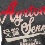 Dámské tričko Ayrton Senna, Vintage, Grey, 2020 - FansBRANDS®