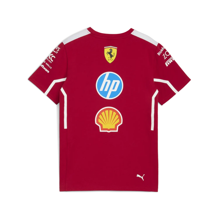 Scuderia Ferrari Team T-Shirt mit Rundhalsausschnitt – Kinder 🔥