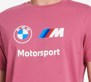BMW MMS ESS LOGO Dusty Orchid 2022 T-Shirt