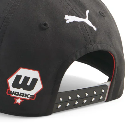 Czapka z daszkiem BMW, Puma, MMS, flatbrim, czarna