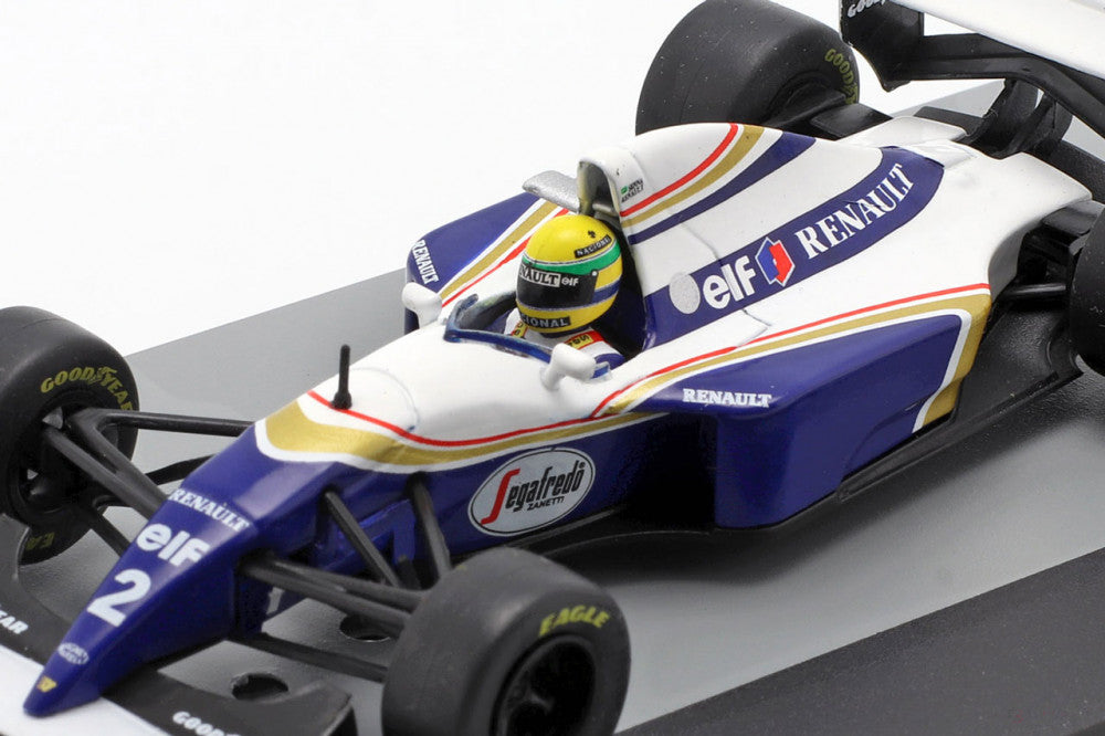 Ayrton Senna Model auta, Williams FW16 Brazil 1994 Model Car, měřítko 1:43, bílá, 2020 - FansBRANDS®