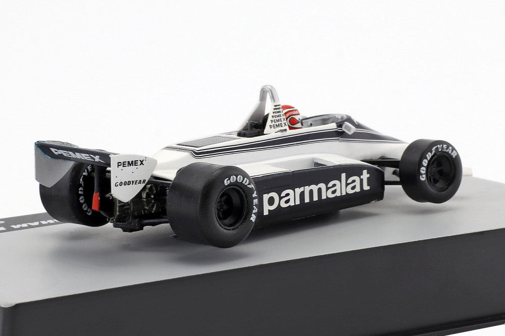 Model auta, N. Piquet Brabham BT49C #5 Mistr světa GP Německa 1981, měřítko 1:43, bílá, 2019 - FansBRANDS®