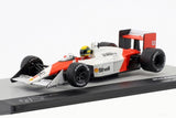 Ayrotn Senna Model auta, McLaren MP4/4 San Marino GP 1988, měřítko 1:43, bílá, 2019