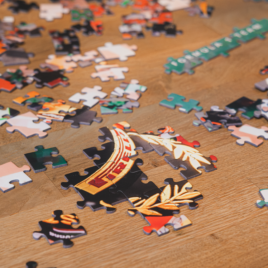 Zestaw puzzli McLaren Formula 1® Team, Oscar Piastri, pierwsze zwycięstwo w Grand Prix, 1000 elementów