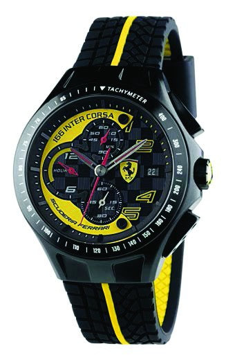 Ferrari Watch, Uomo Crono Mens, Black, 2019 - FansBRANDS®