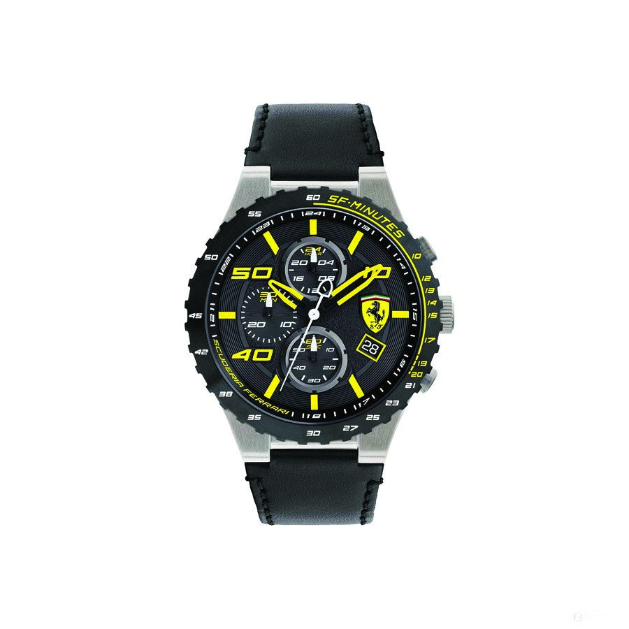 Ferrari Watch, Special EVO Chrono Mens, Black-Yellow, 2019 - FansBRANDS®