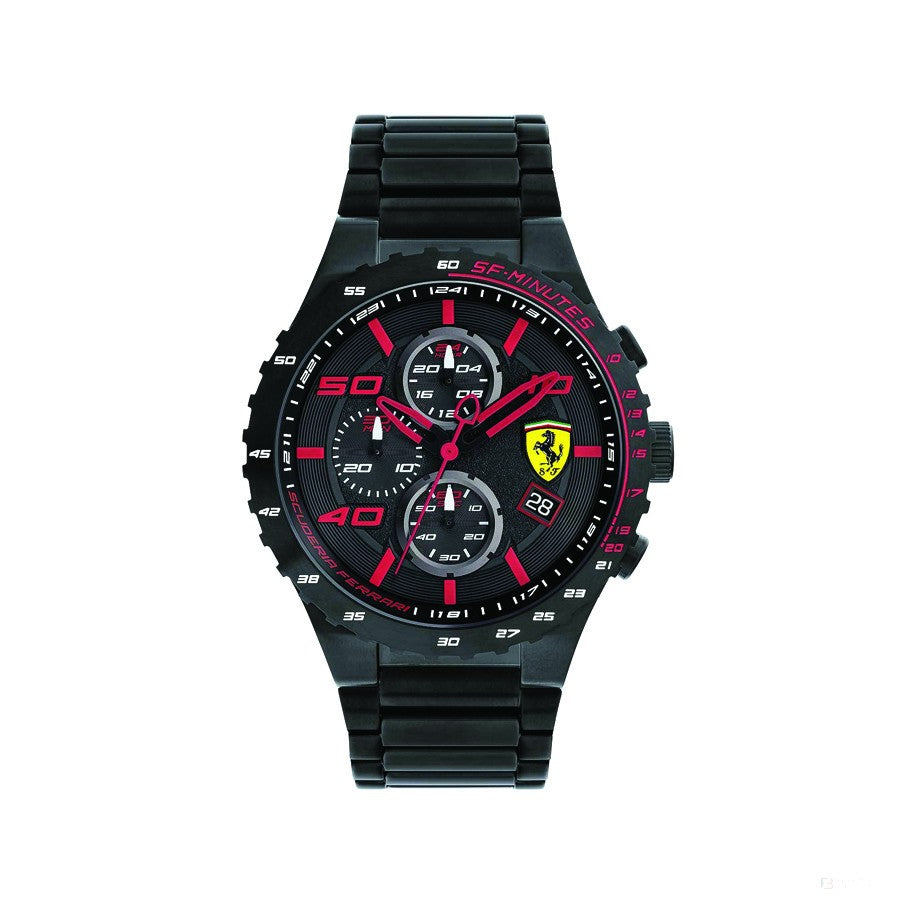 Ferrari Watch, Special EVO Chrono Mens, Black-Red, 2019 - FansBRANDS®