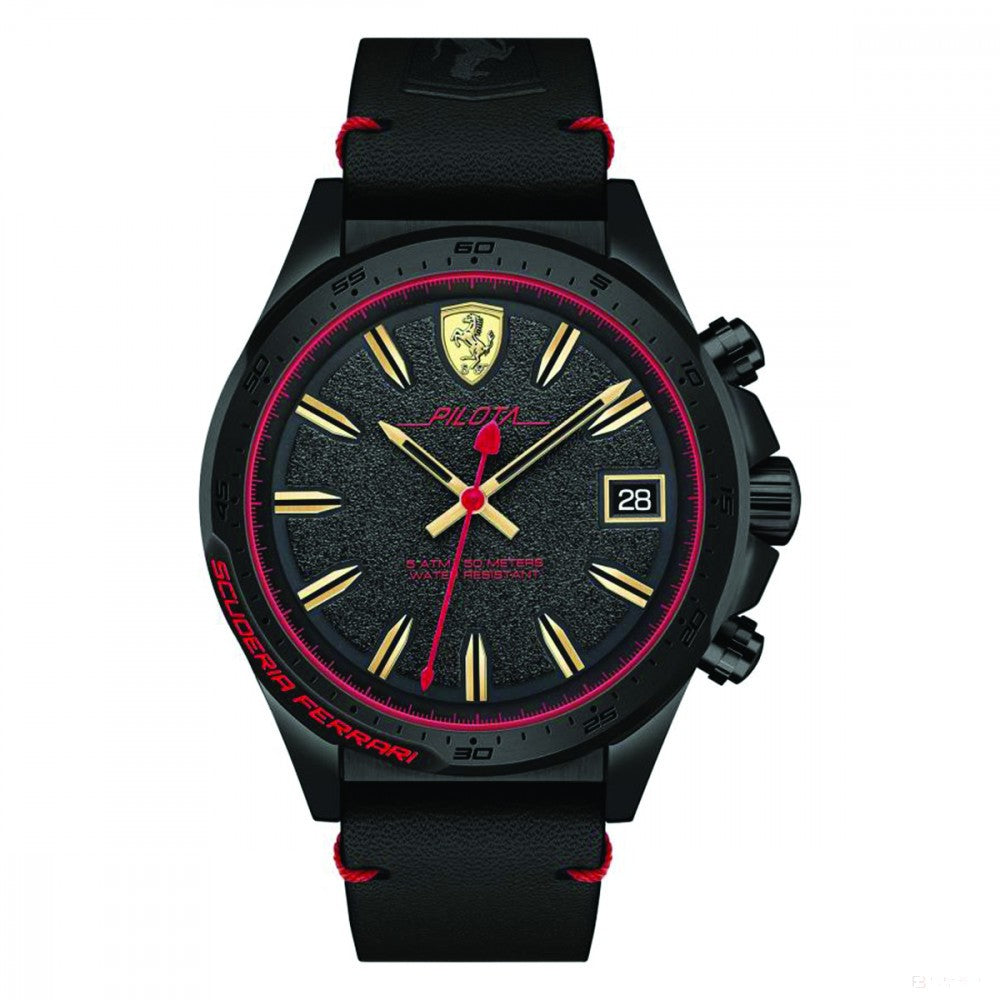 Ferrari Watch, Pilota Only Time Pánské, černo-červené, 2019