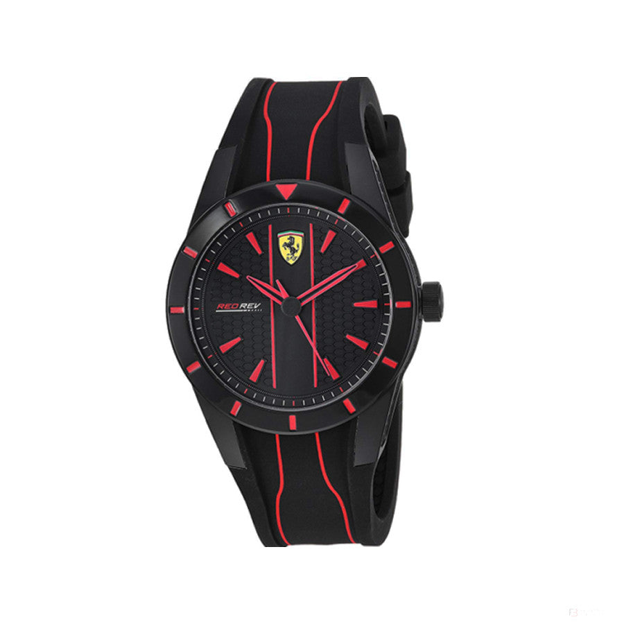 Ferrari Watch, Redrev Quartz pánské, černo-červené, 2019 - FansBRANDS®