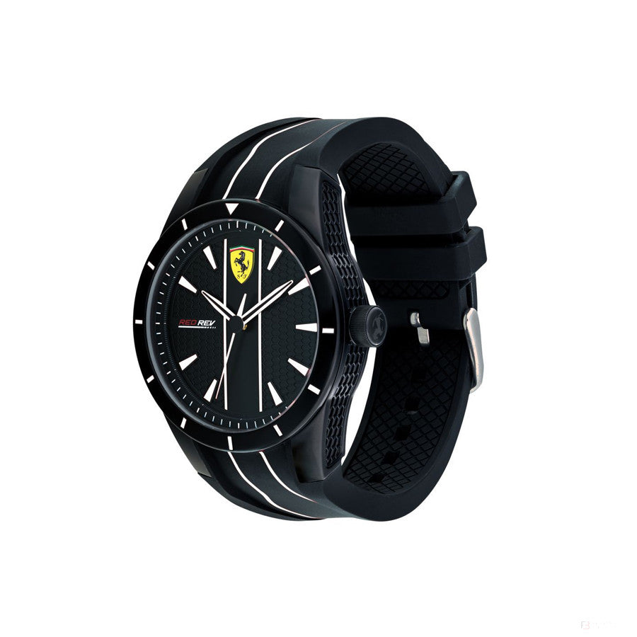 Ferrari hodinky, pánské Redrev Quartz, černé, 2019