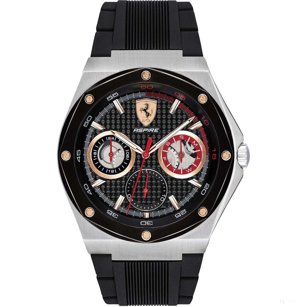 Ferrari Watch, multifunkční pánské Aspire, černé, 2019 - FansBRANDS®