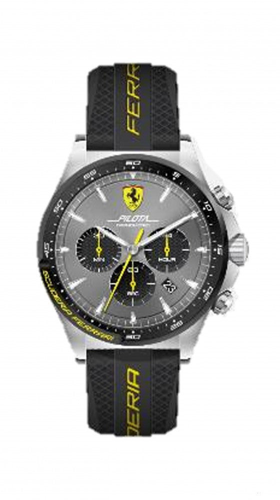 Ferrari Watch, Pilota Chrono Pánské, černo-žluté, 2019 - FansBRANDS®