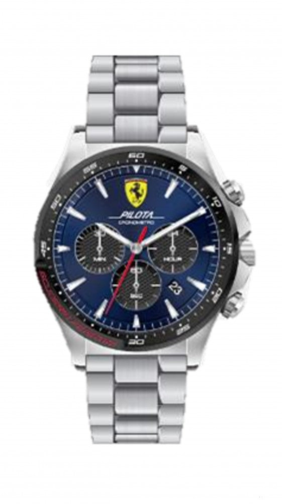 Ferrari Watch, Pilota Chrono Pánské, modré, 2019