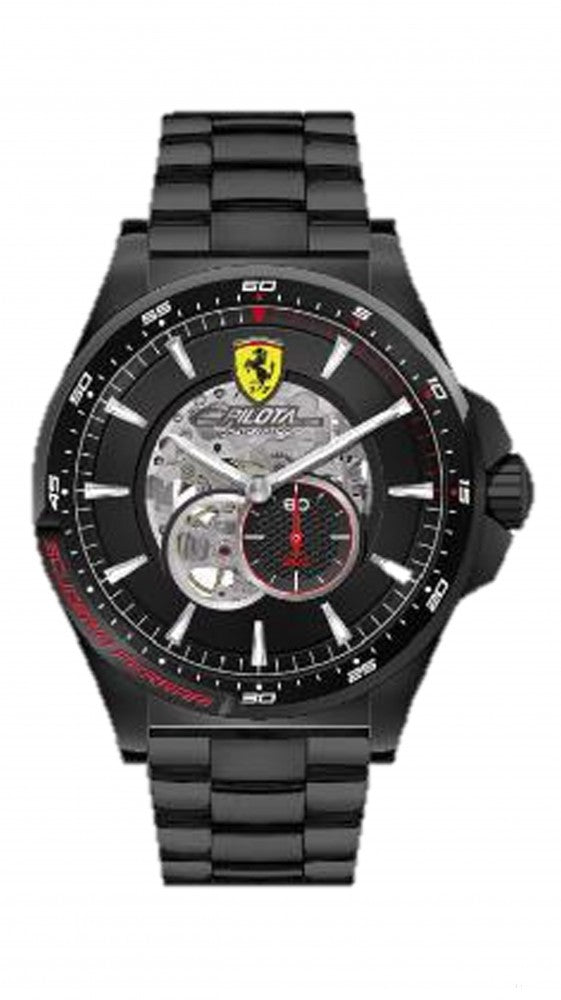 Ferrari Watch, Pilota Automatic Mens, Black, 2019