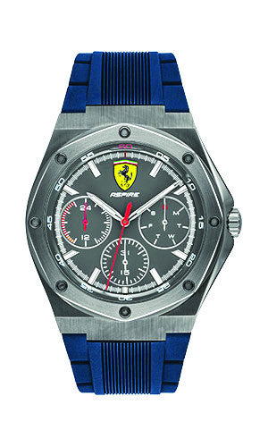 Ferrari Watch, Aspire Multifx Mens, 44 mm, Blue, 2020 - FansBRANDS®