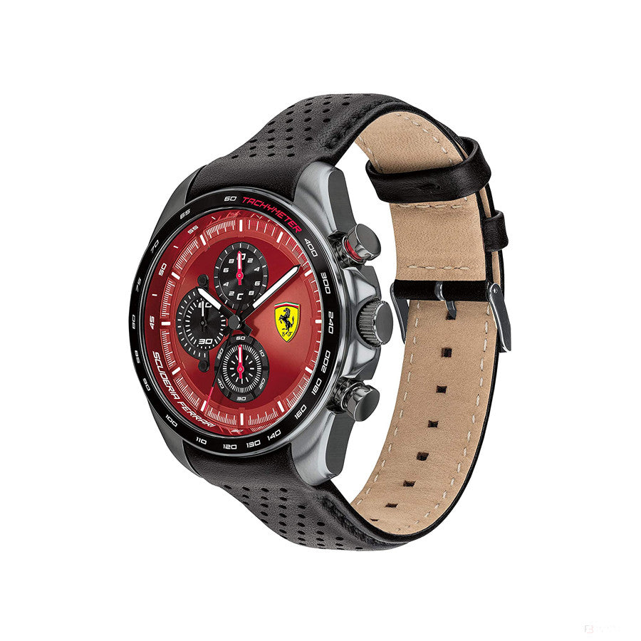 Ferrari Watch, Speedracer Chrono Pánské, 44 mm, červeno-černé, 2020 - FansBRANDS®