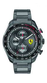 Ferrari Watch, Speedracer Chrono SS Pánské, 44 mm, šedé, 2020 - FansBRANDS®