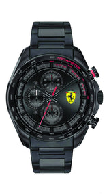 Ferrari Watch, Speedracer Chrono SS Pánské, 44 mm, Black, 2020 - FansBRANDS®