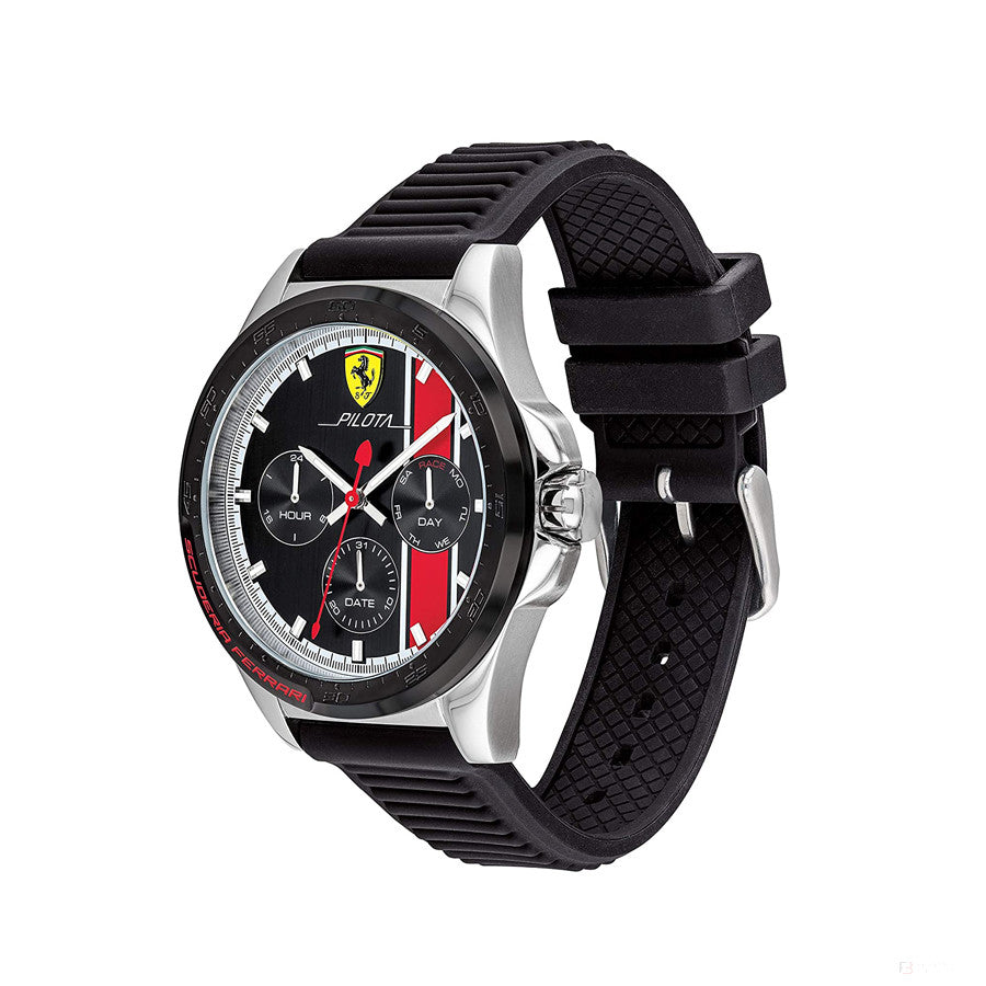 Ferrari Watch, Pilota Multifx Pánské, 42 mm, Black, 2020 - FansBRANDS®