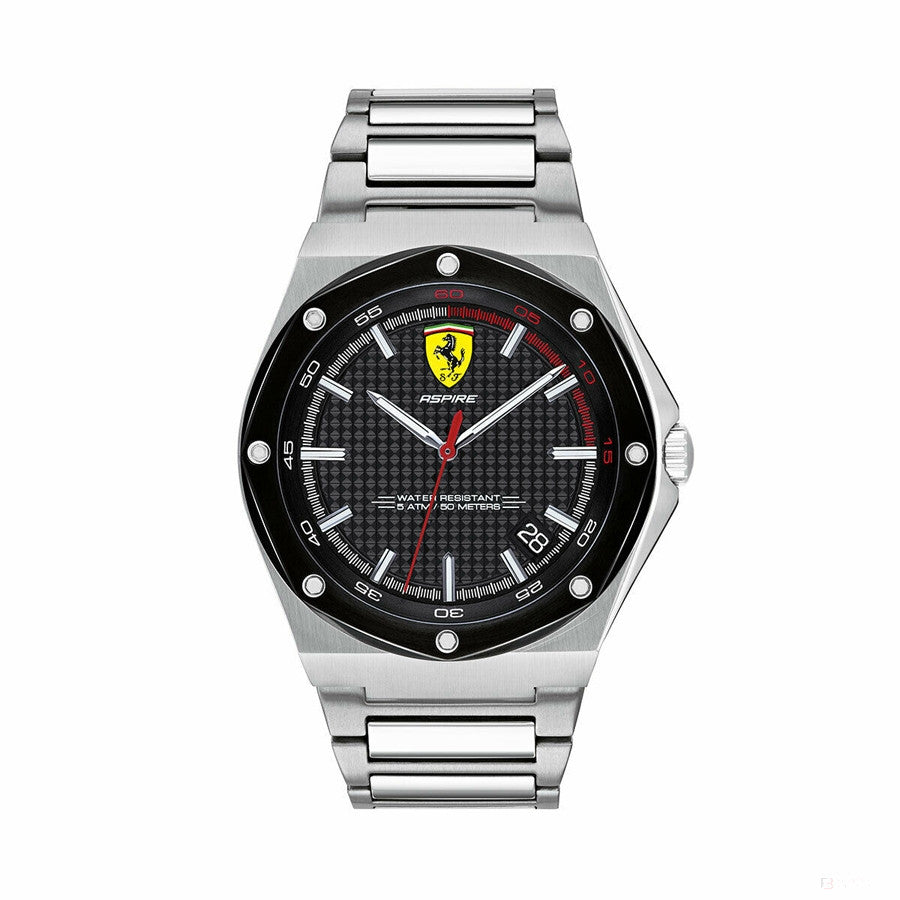 Ferrari Watch, Aspire Quartz 3HD Pánské, 44 mm, Silver, 2020 - FansBRANDS®