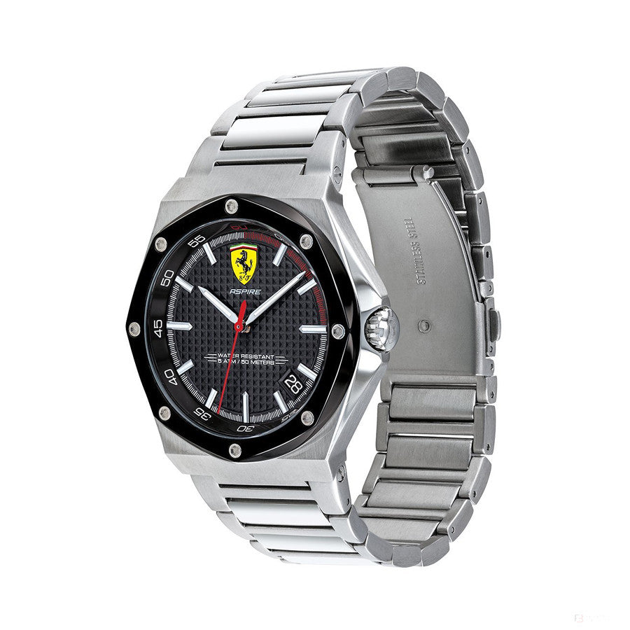 Ferrari Watch, Aspire Quartz 3HD Pánské, 44 mm, Silver, 2020 - FansBRANDS®