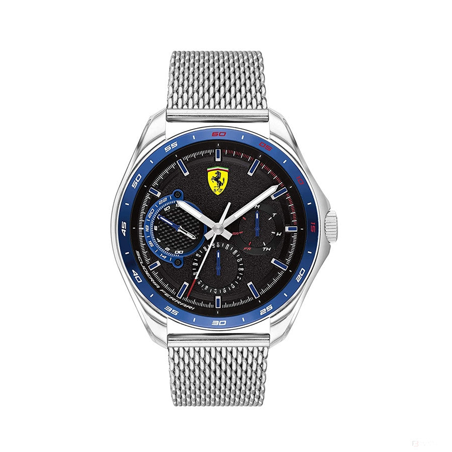 Ferrari Watch, Speedracer MultiFX Mesh Mens, 44 mm, Blue, 2020 - FansBRANDS®