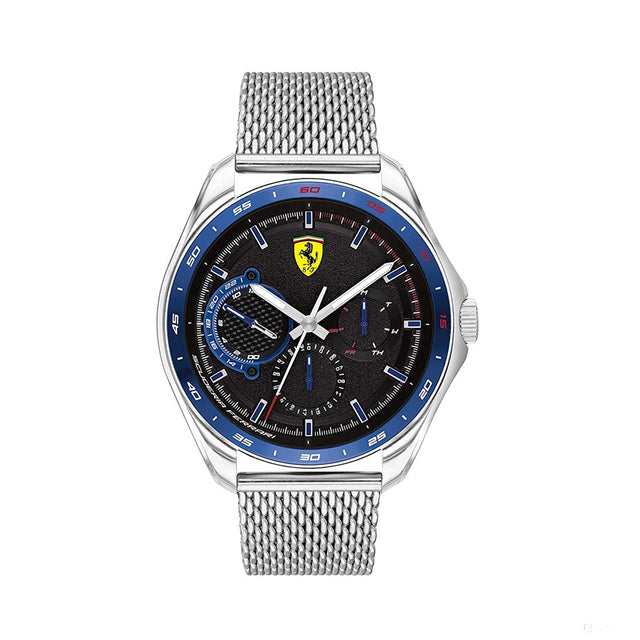 Ferrari Watch, Speedracer MultiFX Mesh Mens, 44 mm, Blue, 2020 - FansBRANDS®