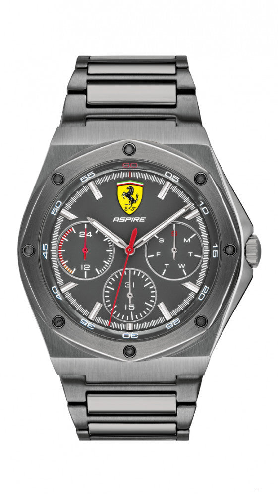 Ferrari Watch, Aspire MultiFX Pánské, 44 mm, šedé, 2020 - FansBRANDS®