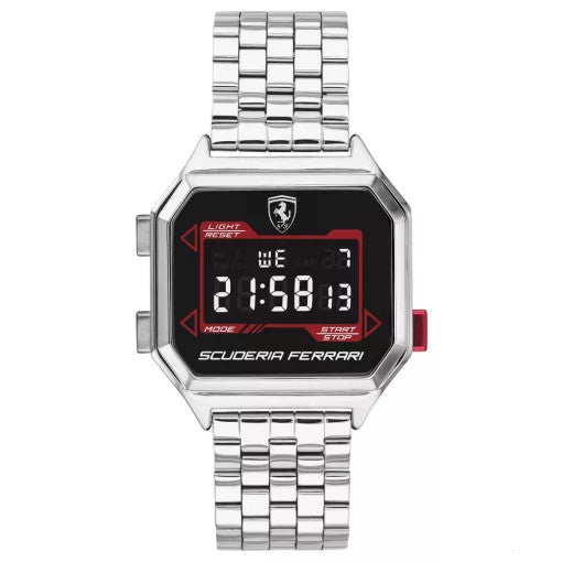 Ferrari Watch, DIGIDRIVE Quartz Mens, Silver, 2019 - FansBRANDS®