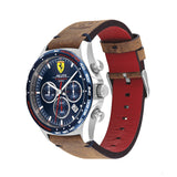 Ferrari Watch, Pilota EVO Chrono Pánské, 44 mm, Hnědá, 2020