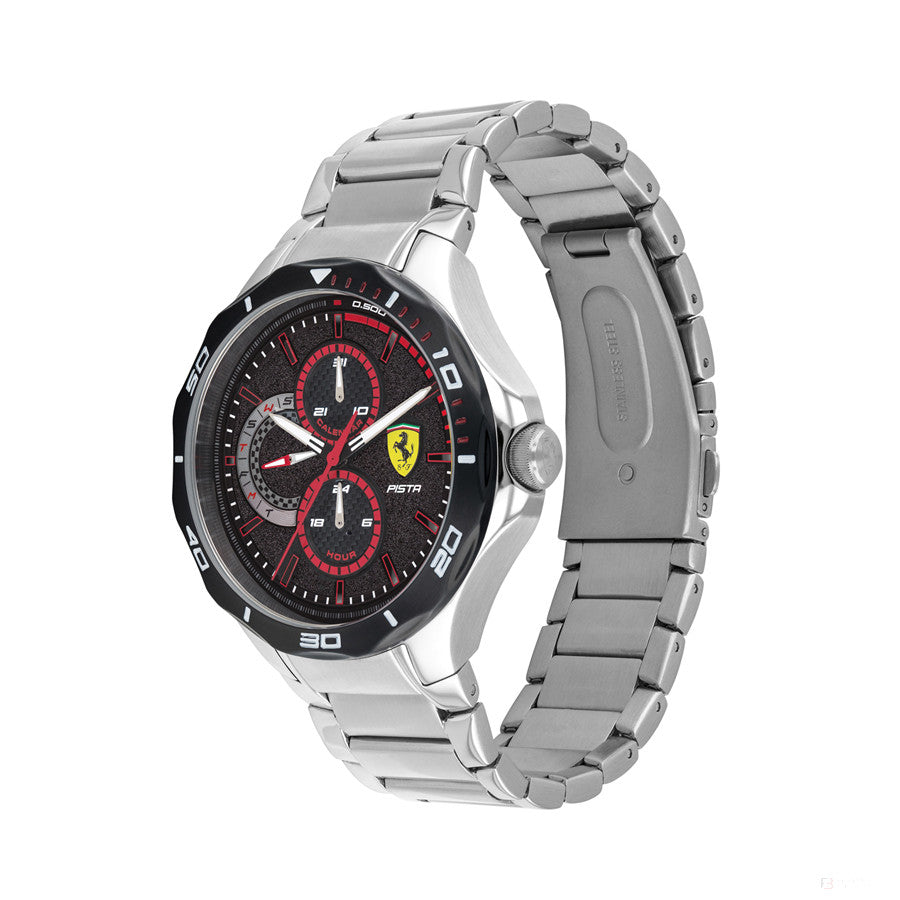 Ferrari Watch, Pista MultiFX SS Pánské, 44 mm, Stříbrné, 2020 - FansBRANDS®