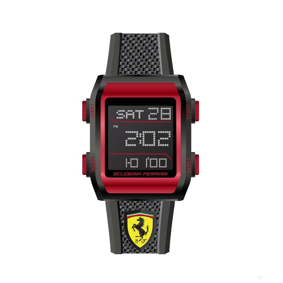 Ferrari Watch, Downforce Carbon Pánské, 47 mm, černé, 2021 - FansBRANDS®