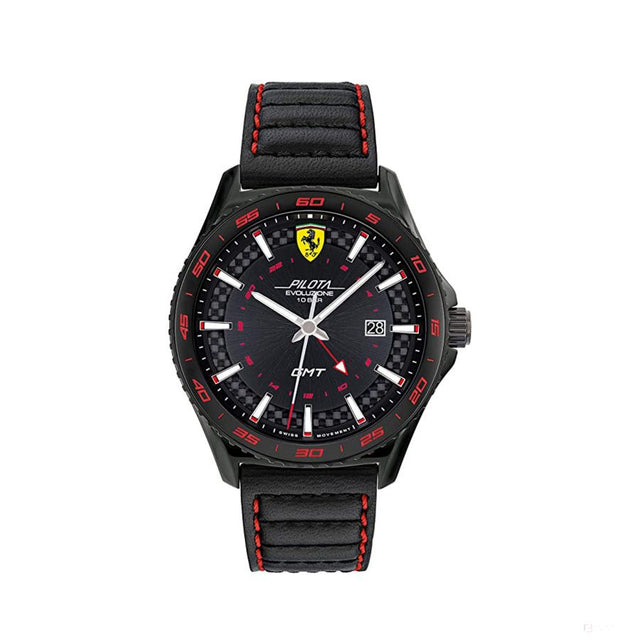 Ferrari Watch, Evo Pilot Mens, 44 mm, Black, 2020 - FansBRANDS®