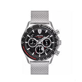 Scuderia Ferrari Watch Pilota Evo, Chrono Mesh Bracelet, 44Mm - FansBRANDS®