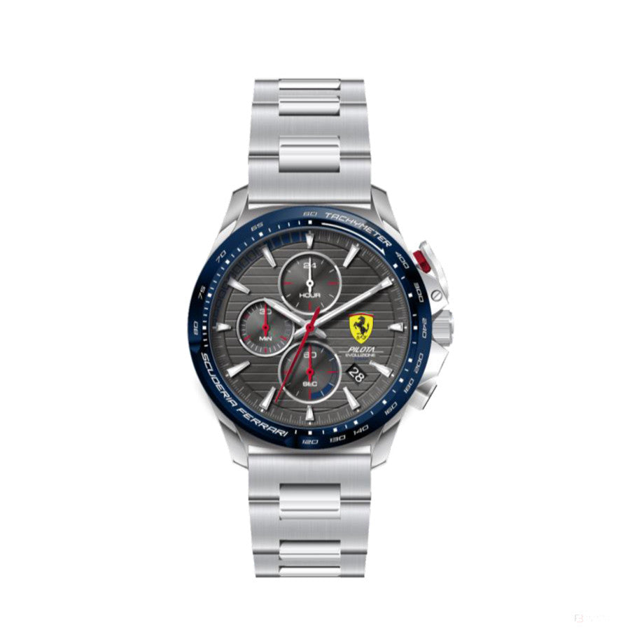 Scuderia Ferrari Watch Chrono Blue Textured, 44Mm - FansBRANDS®