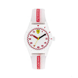 Scuderia Ferrari Watch, Redrev Quartz, White, Silicone Strap, 34mm - kids - FansBRANDS®