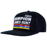 Kšiltovka James Hunt Flatbrim, Silverstone, pro dospělé, černá, 2019 - FansBRANDS®