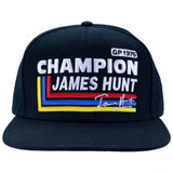 Kšiltovka James Hunt Flatbrim, Silverstone, pro dospělé, černá, 2019 - FansBRANDS®