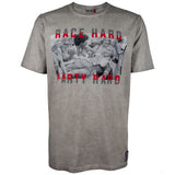 Tričko James Hunt, Race Hard Party Hard, Grey, 2020 - FansBRANDS®