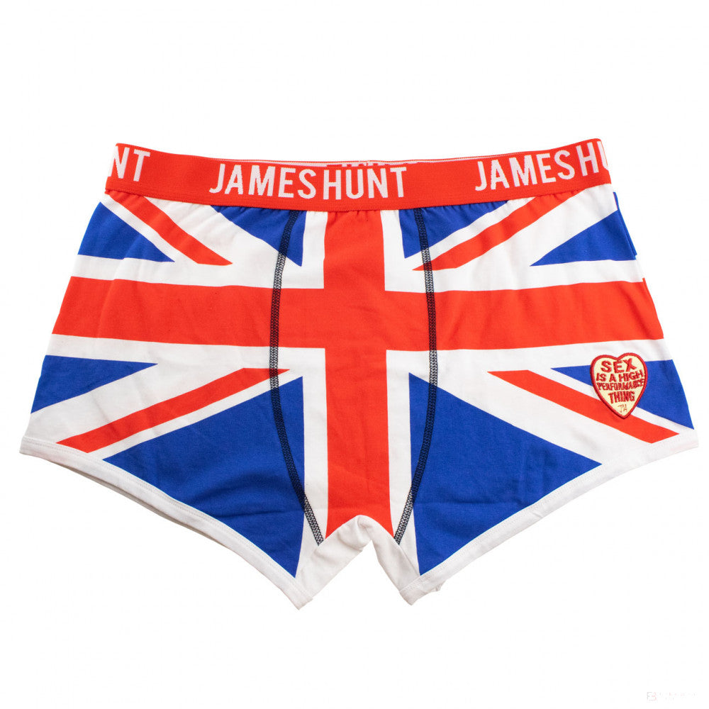 Spodní prádlo James Hunt, boxerky Union Jack – Double Pack, modrá, 2021 - FansBRANDS®