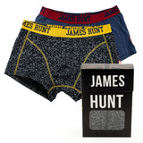 Spodní prádlo James Hunt, sedmdesátá léta + 76 boxerek – dvojité balení, modré, 2021