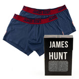 Spodní prádlo James Hunt, 76 boxerek – dvojité balení, modré, 2021